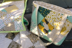 Baby Quilt, Bag and Changing Pad